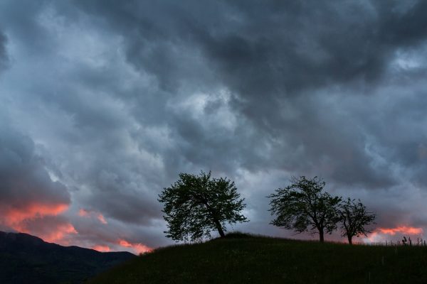 Alps, Isère, Chartreuse, l'orage