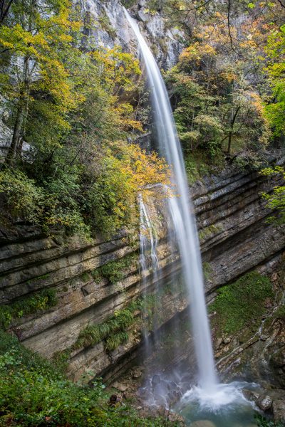 Alps, Isère, Chartreuse, cascade d'Alloix