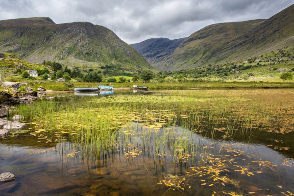 Irlande, Kerry, Iveragh peninsula, lough perdu, près de Moll's Gap