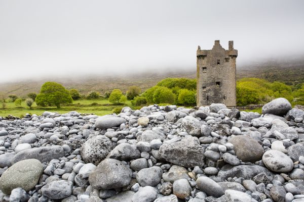 Irlande, conté de Clare, Burren, Gleninagh castle