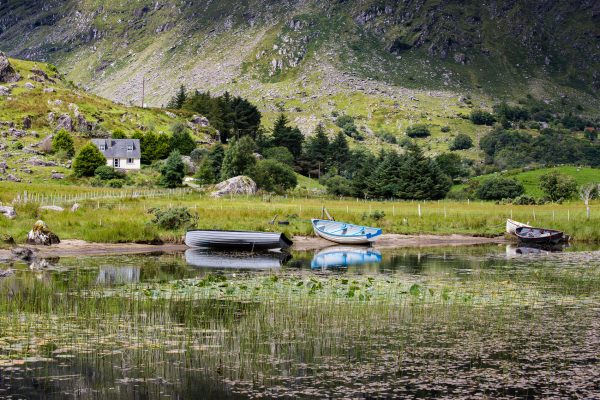 Irlande, Kerry, Iveragh peninsula, lough perdu, près de Moll's Gap