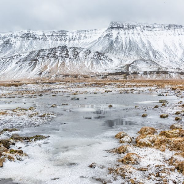Islande, Péninsule de Snæfellsnes, Iceland, Winter