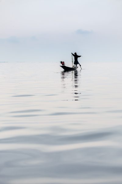 Myanmar, Birmanie, lac Inle, pêcheur (1)