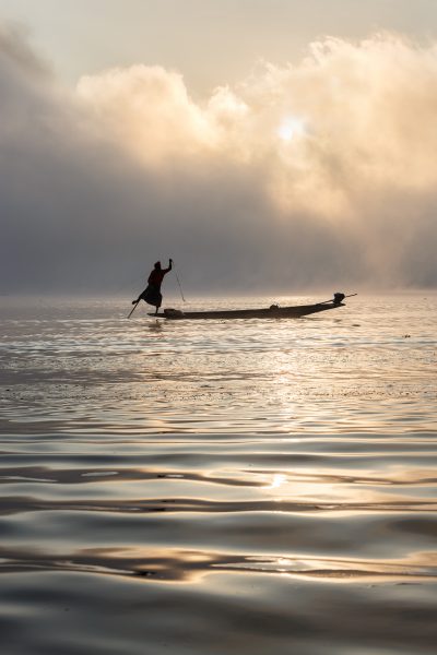 Myanmar, Birmanie, lac Inle, pêcheur (3)