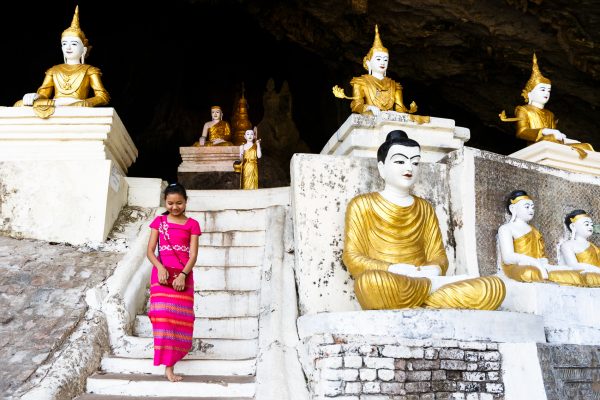 Myanmar, Birmanie, Hpa-an, Yathe Byan cave