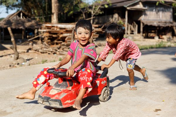 Myanmar, Birmanie, Hpa-an, enfants