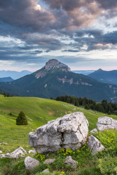 Chartreuse, french Alps, Pravouta, Chamechaude, sunset