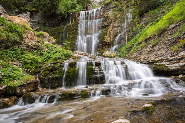 Chartreuse, Alpes, cascade du cirque de St-Même