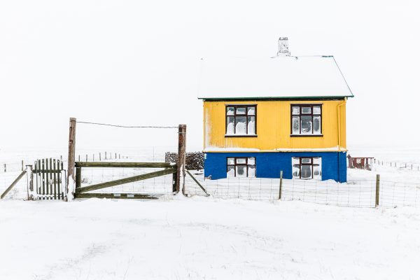Islande, Snaefellsnes, the colored house, Iceland