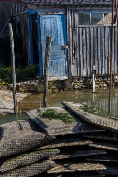 chenal ostréicole sur l'île d'Oléron, stage photo en Charente Maritime,