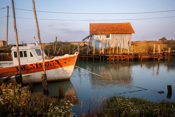 chenal ostréicole sur l'île d'Oléron, la Baudissière, stage photo en Charente Maritime,