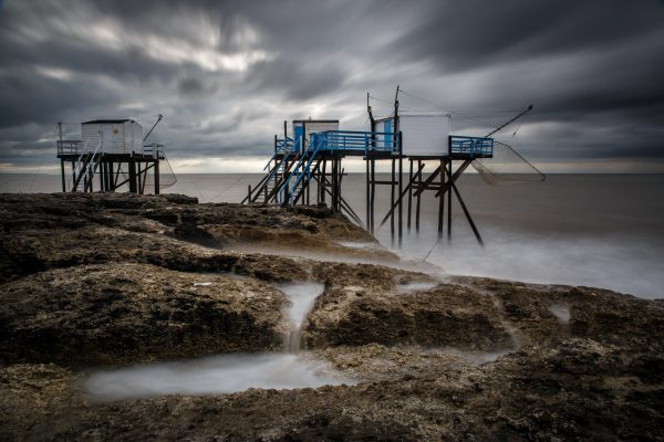 carrelets au puits de l'Auture, Charente Maritime, St Palais sur Mer