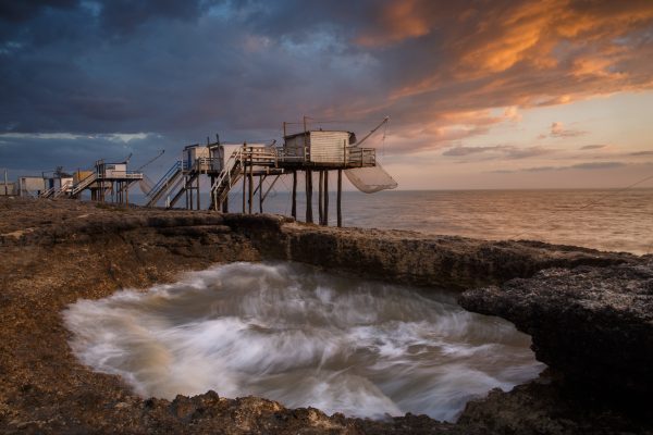 carrelets au puits de l'Auture, Charente Maritime, St Palais sur Mer