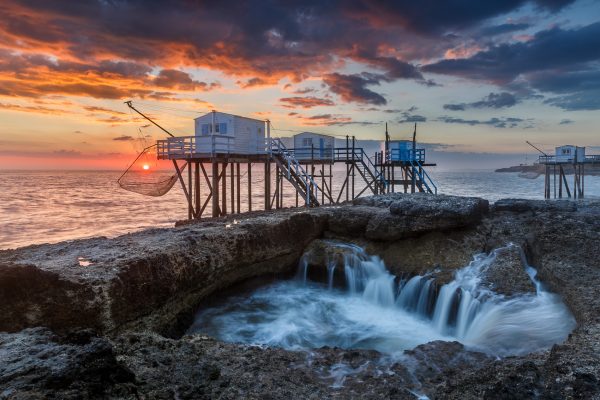 carrelets au puits de l'Auture, Charente Maritime, St Palais sur Mer