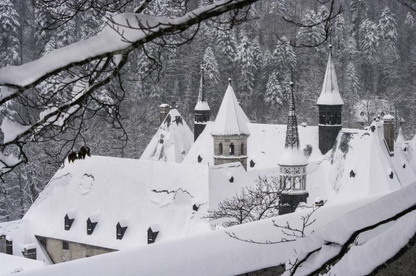 monastere de la grande chartreuse, Isère, neige, hiver, Chartreuse,