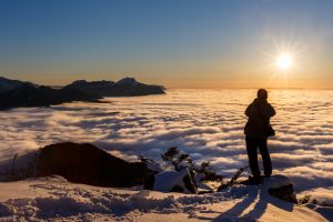 stage photo, Pointe de la Cochette, Savoie, neige, hiver, Chartreuse,