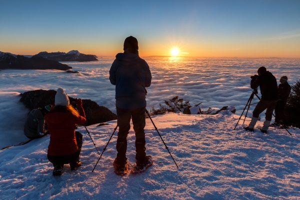 stage photo, Pointe de la Cochette, Savoie, neige, hiver, Chartreuse,