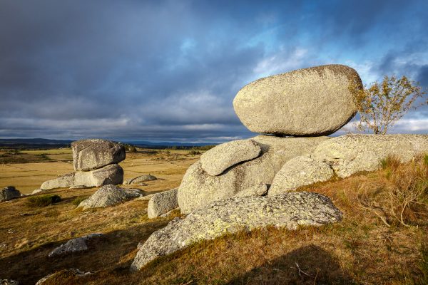 blocs de granit en Aubrac, stage photo paysage d'automne en Aubrac