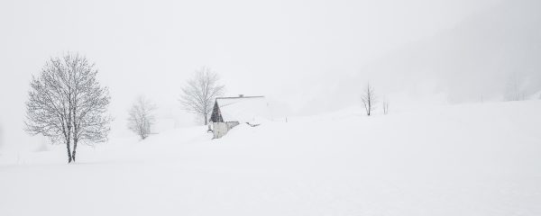 paysage d'hiver en montagne, stage photo Chartreuse en hiver