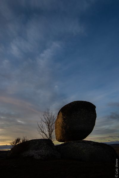 bloc granitique, Aubrac