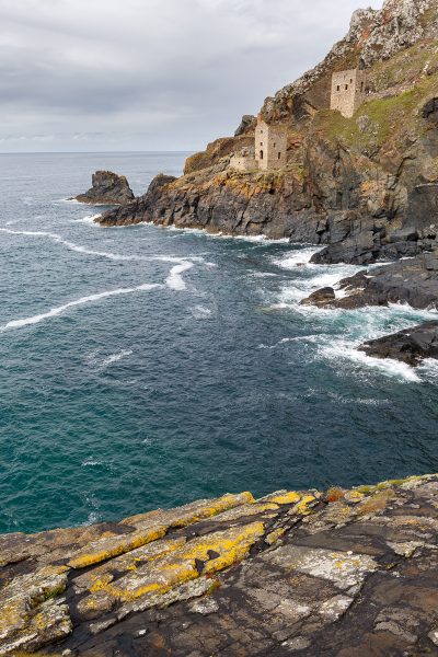 Cheminées minières de Bottalack, Cornwall, voyage photo Cornouailles