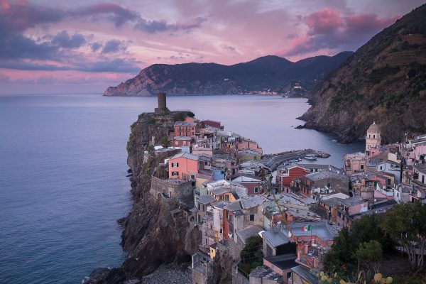 lever de soleil à Vernazza, voyage photo Cinque Terre