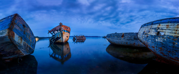 Panoramique de Rostellec, stage photo en Bretagne