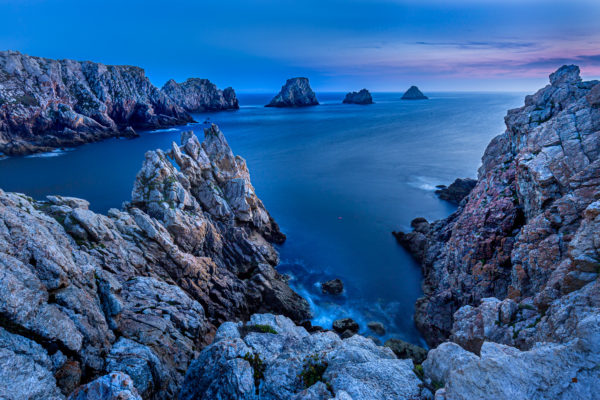 Heure bleue à Pen Hir, stage photo en Bretagne, Finistère