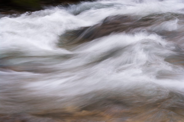 filé sur un torrent, stage photographier l'eau