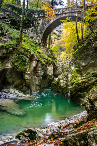 pont sur les gorges du Guiers Mort en Chartreuse