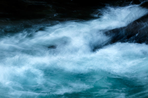 filé sur un torrent de Chartreuse, photographier le mouvement de l'eau