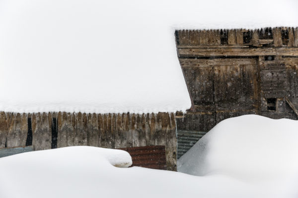 hiver dans le hameau, Chartreuse